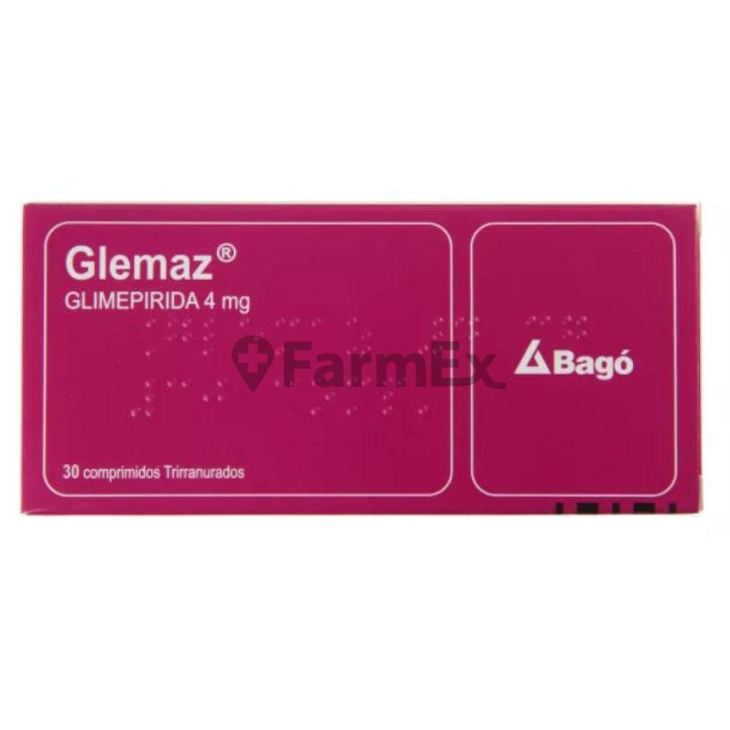 Glemaz 4 mg x 30 comprimidos BAGO